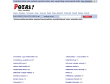 Tablet Screenshot of informace-a-sluzby.pozri.cz
